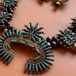 Elegant Silver and Turquoise Necklace